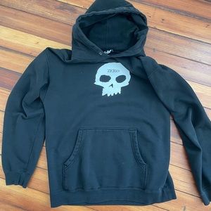Vintage Zero skateboards hoodie size small